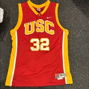 Nike USC Red and Yellow Basketball Jersey
